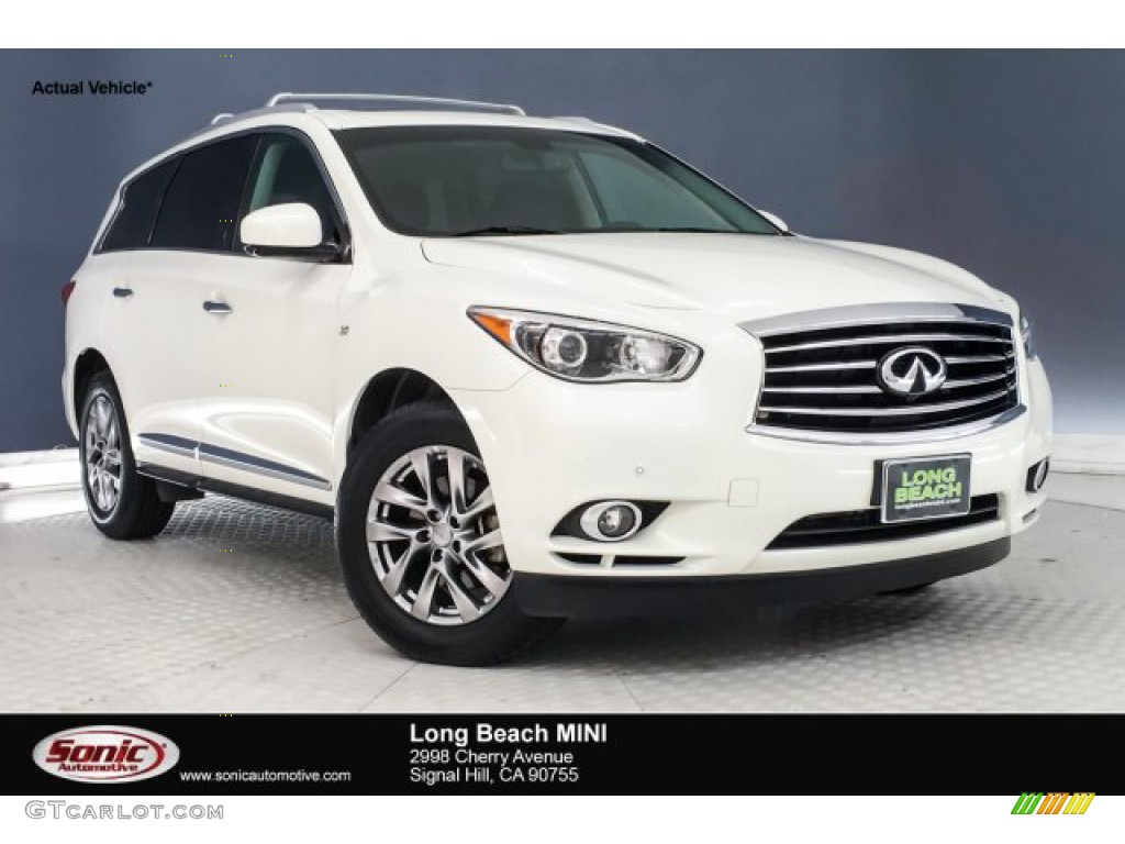 2015 QX60 3.5 AWD - Majestic White / Graphite photo #1