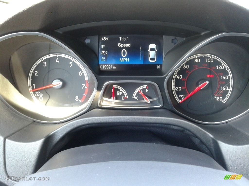 2018 Focus ST Hatch - Blue Metallic / Charcoal Black photo #17