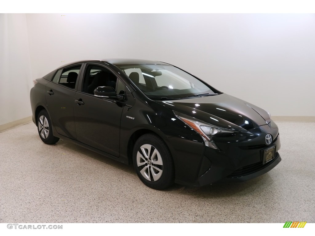 2016 Prius Three - Midnight Black Metallic / Black photo #1