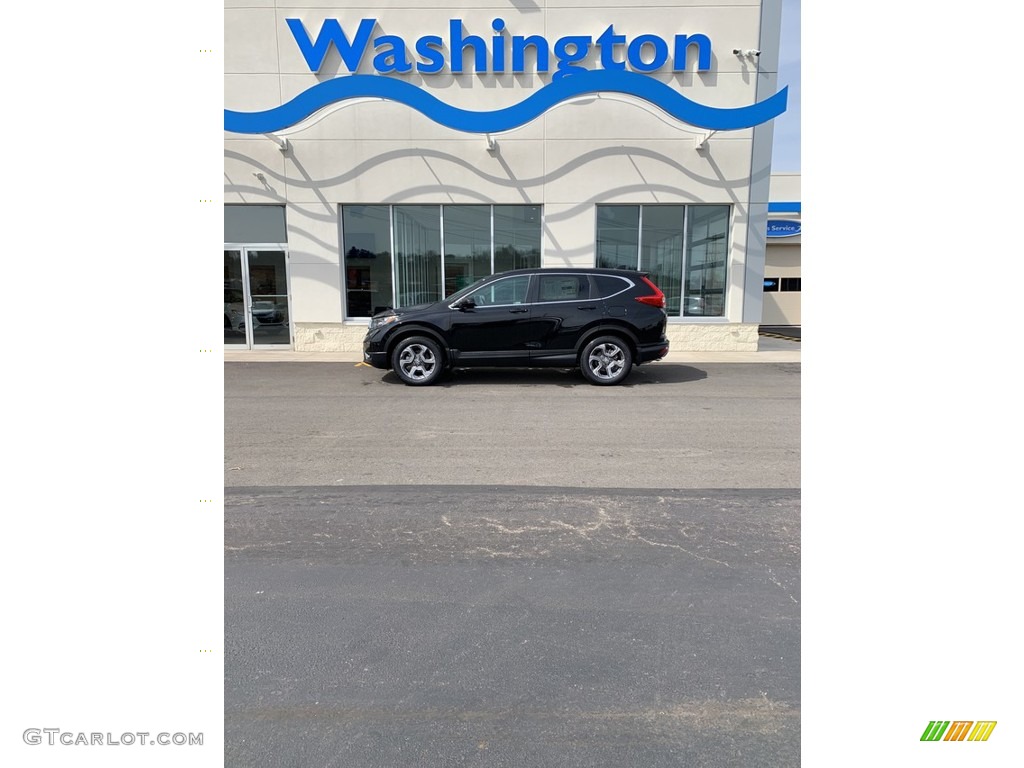 2019 CR-V EX-L AWD - Crystal Black Pearl / Gray photo #45