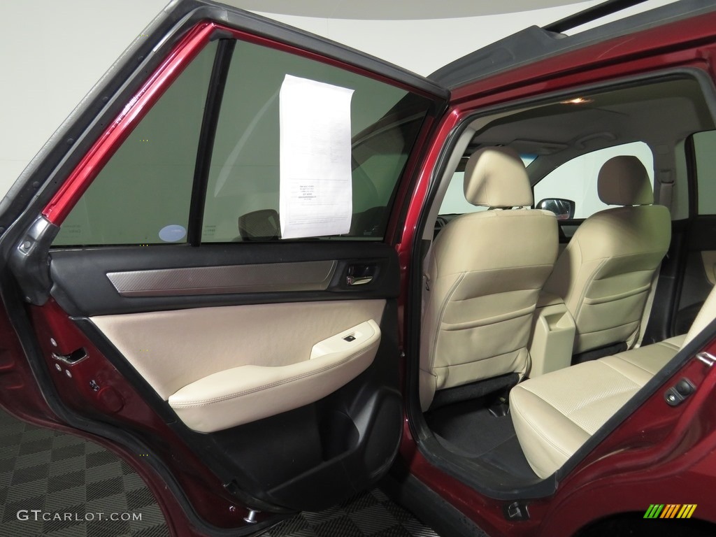 2017 Outback 2.5i Premium - Venetian Red Pearl / Warm Ivory photo #22
