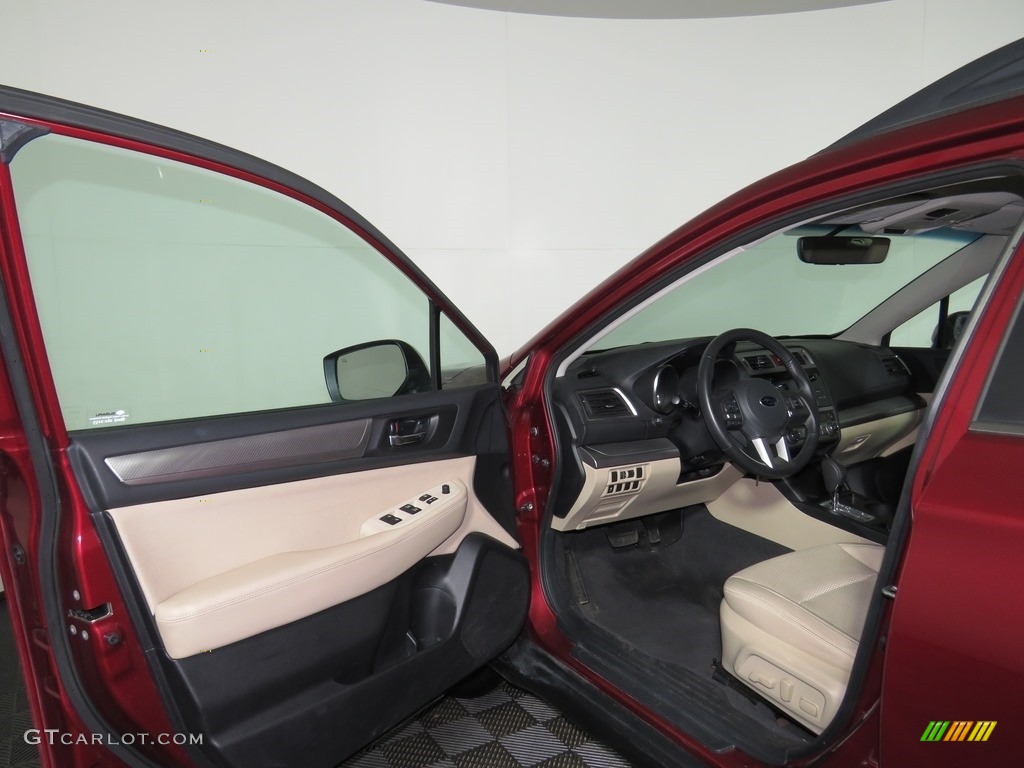 2017 Outback 2.5i Premium - Venetian Red Pearl / Warm Ivory photo #25