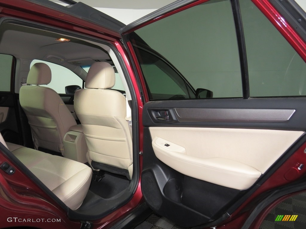2017 Outback 2.5i Premium - Venetian Red Pearl / Warm Ivory photo #28