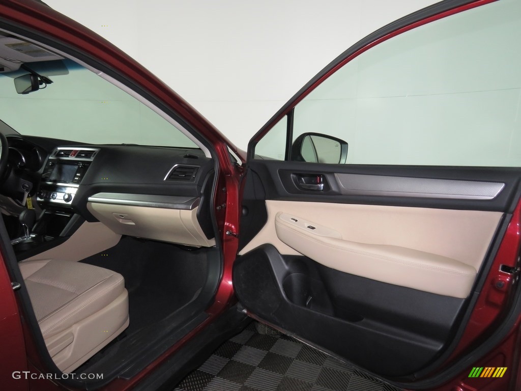 2017 Outback 2.5i Premium - Venetian Red Pearl / Warm Ivory photo #31