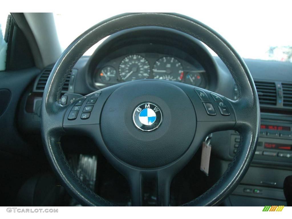 2002 3 Series 325i Coupe - Alpine White / Black photo #14