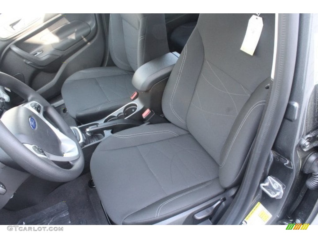 2019 Fiesta SE Hatchback - Magnetic / Charcoal Black photo #10
