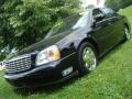 2002 Sable Black Cadillac DeVille Sedan  photo #2