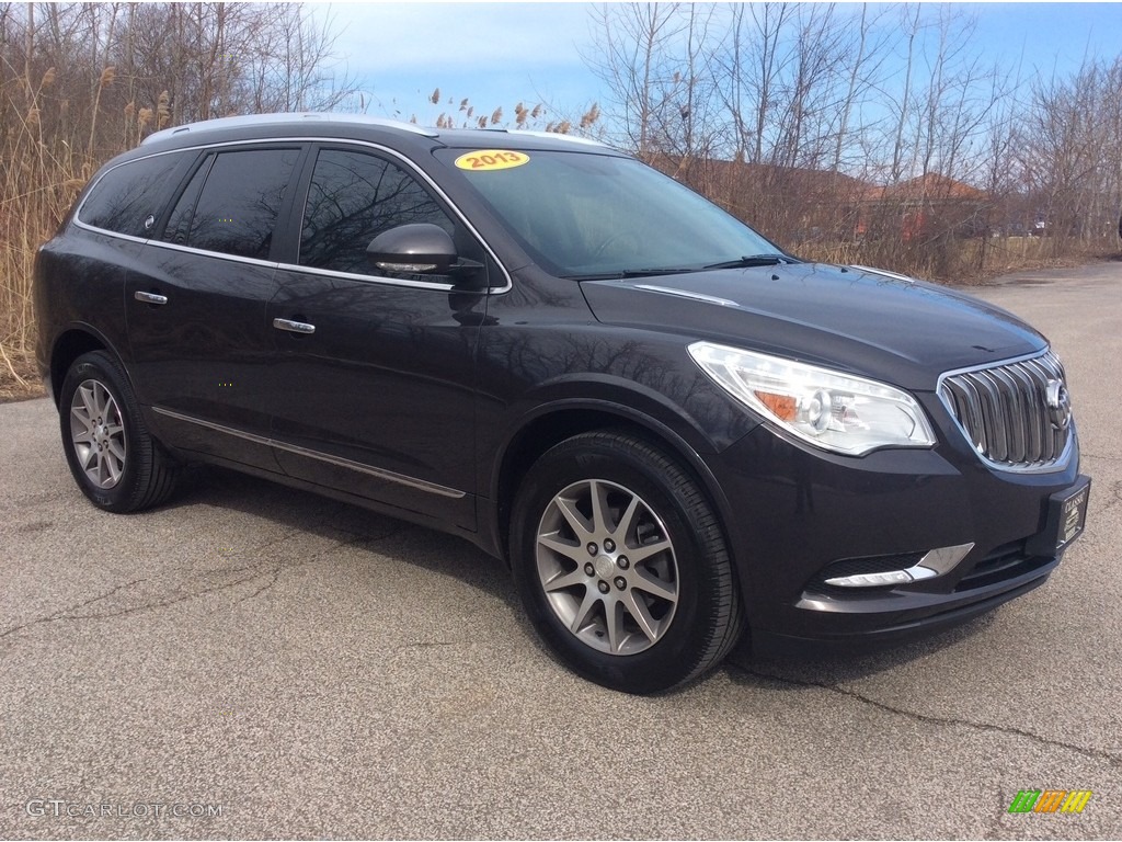 2013 Enclave Leather - Iridium Metallic / Ebony Leather photo #7
