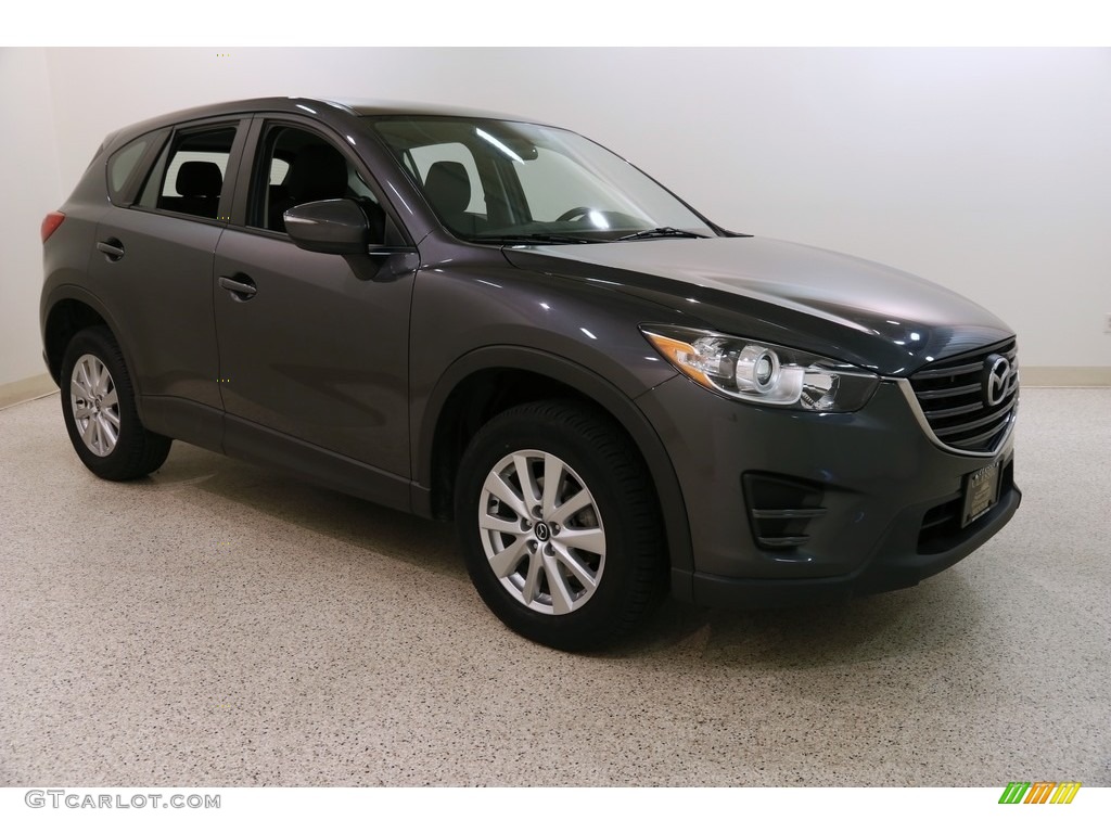 2016 CX-5 Sport AWD - Meteor Gray Mica / Black photo #1