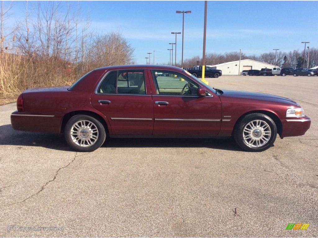 2011 Grand Marquis LS Ultimate Edition - Dark Toreador Red Metallic / Light Camel photo #6