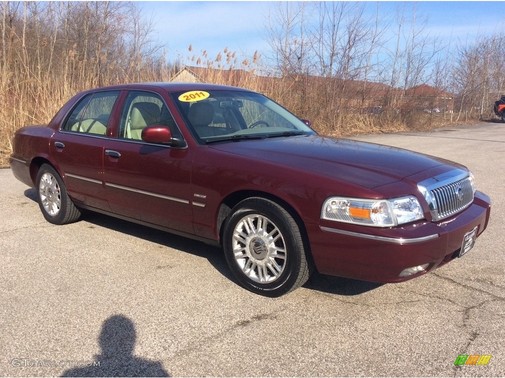 2011 Grand Marquis LS Ultimate Edition - Dark Toreador Red Metallic / Light Camel photo #7