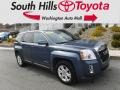 Steel Blue Metallic 2011 GMC Terrain SLE AWD
