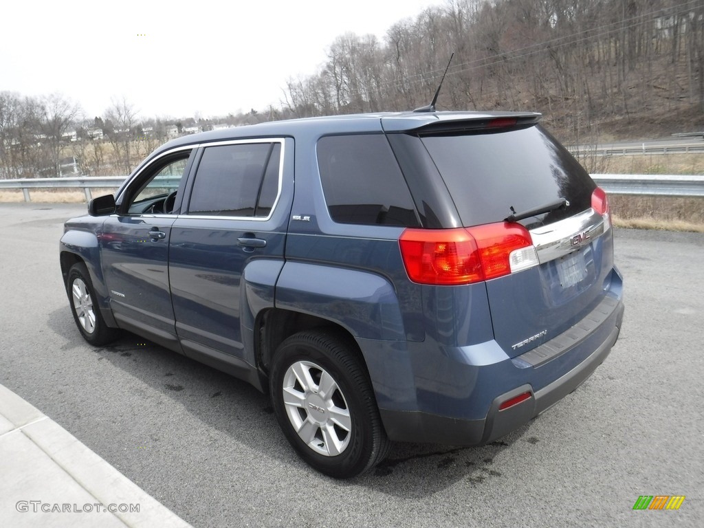 2011 Terrain SLE AWD - Steel Blue Metallic / Jet Black photo #7