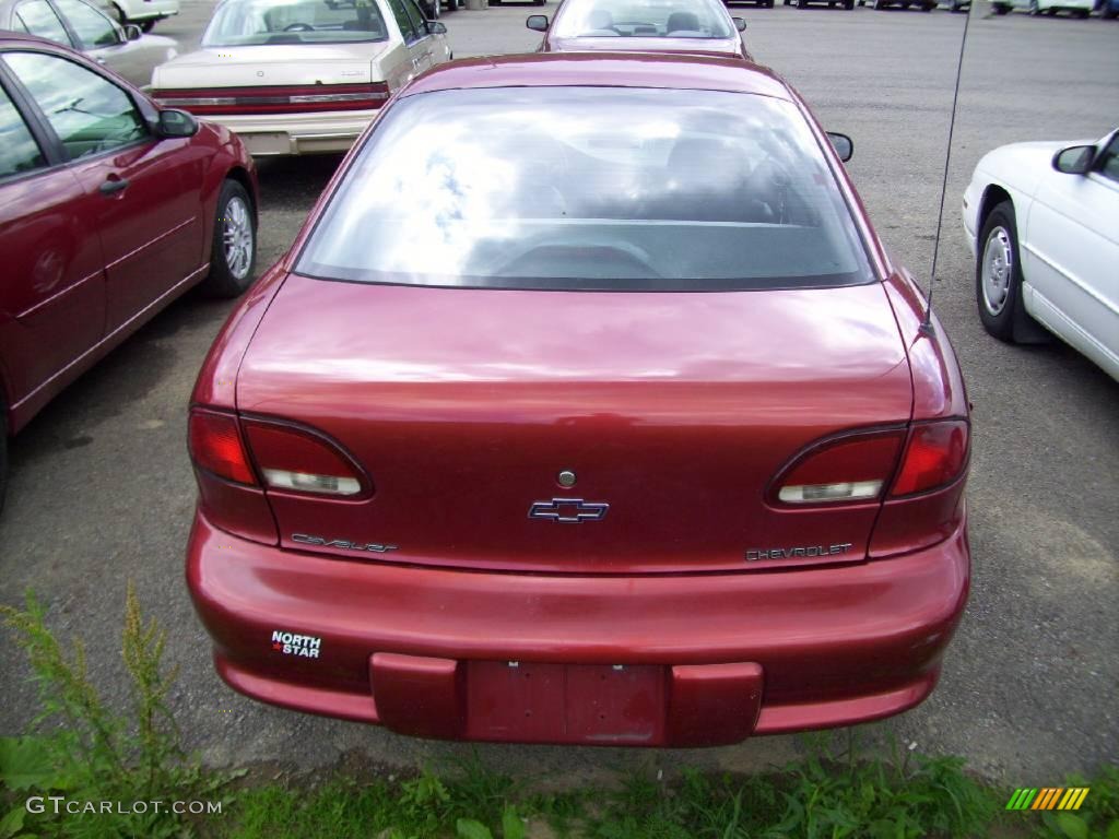 1997 Cavalier Coupe - Cayenne Red Metallic / Graphite photo #3
