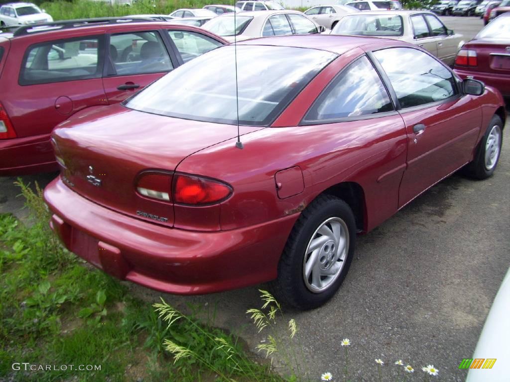1997 Cavalier Coupe - Cayenne Red Metallic / Graphite photo #4