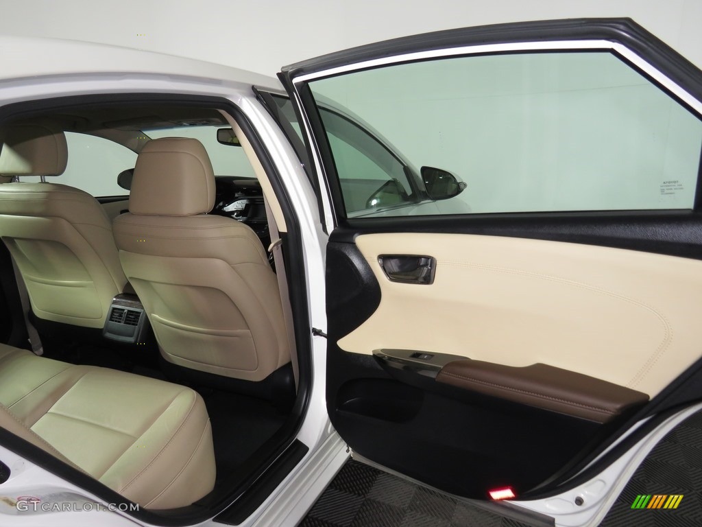 2014 Avalon Hybrid XLE Premium - Blizzard Pearl / Almond photo #16
