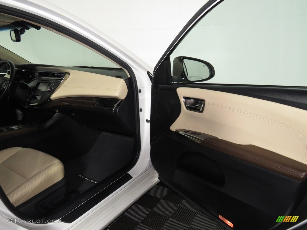 2014 Avalon Hybrid XLE Premium - Blizzard Pearl / Almond photo #19