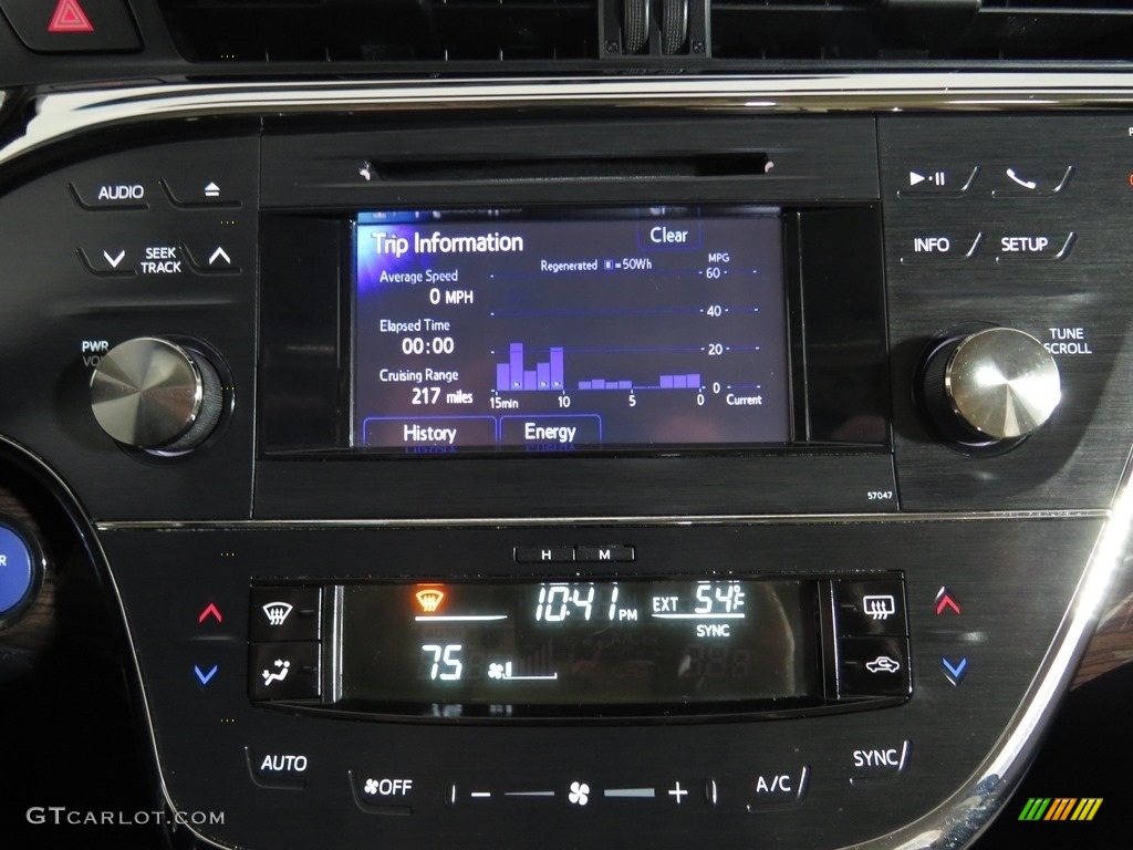 2014 Avalon Hybrid XLE Premium - Blizzard Pearl / Almond photo #27