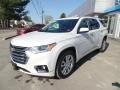 2018 Iridescent Pearl Tricoat Chevrolet Traverse High Country AWD  photo #1