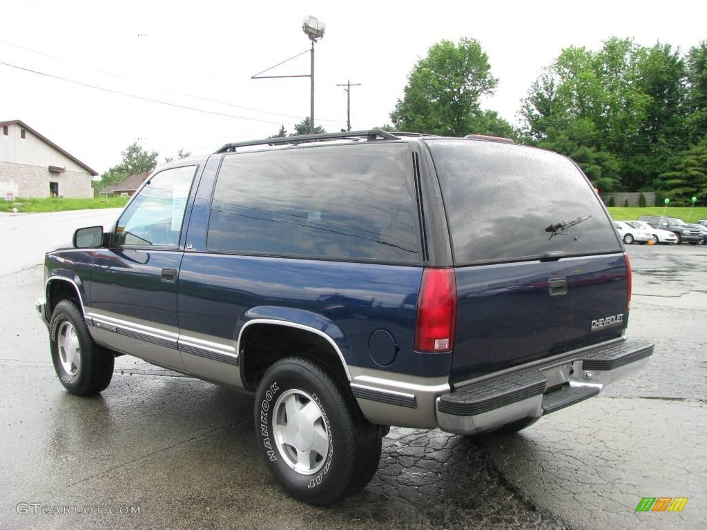 1999 Tahoe LS 4x4 - Indigo Blue Metallic / Gray photo #3