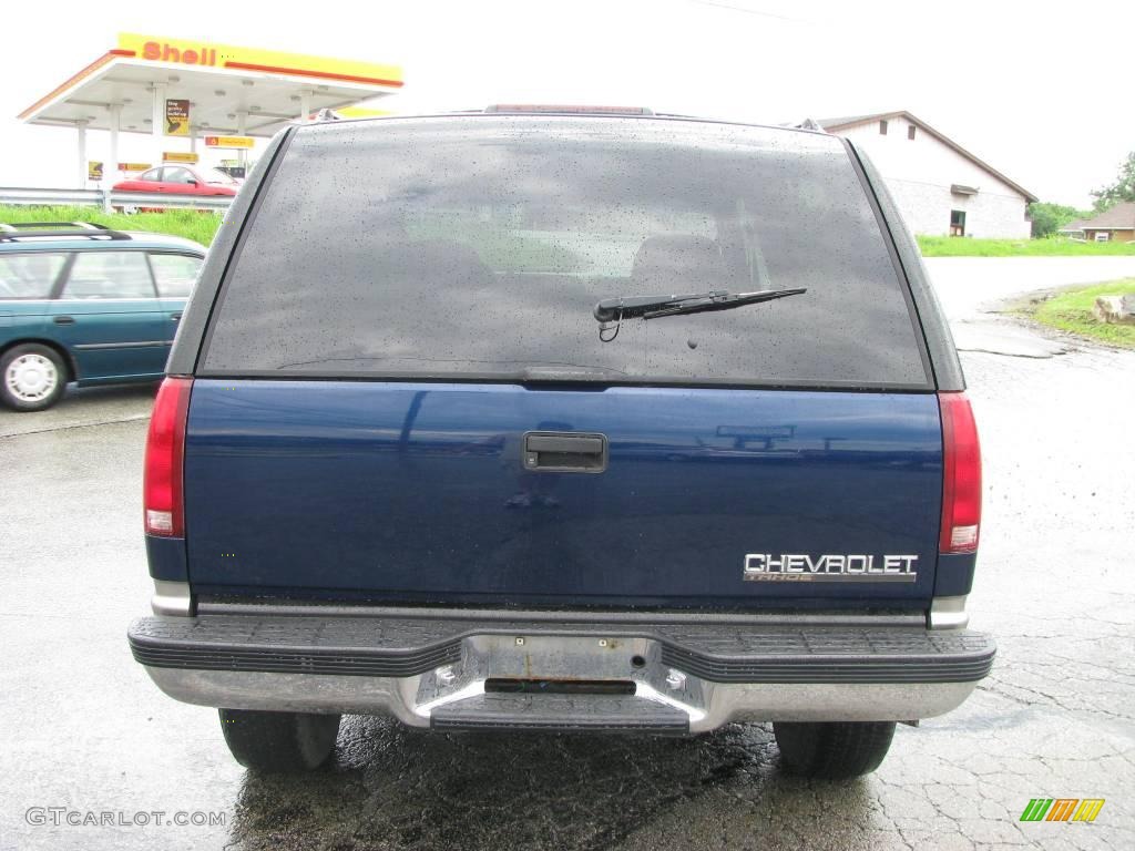 1999 Tahoe LS 4x4 - Indigo Blue Metallic / Gray photo #4