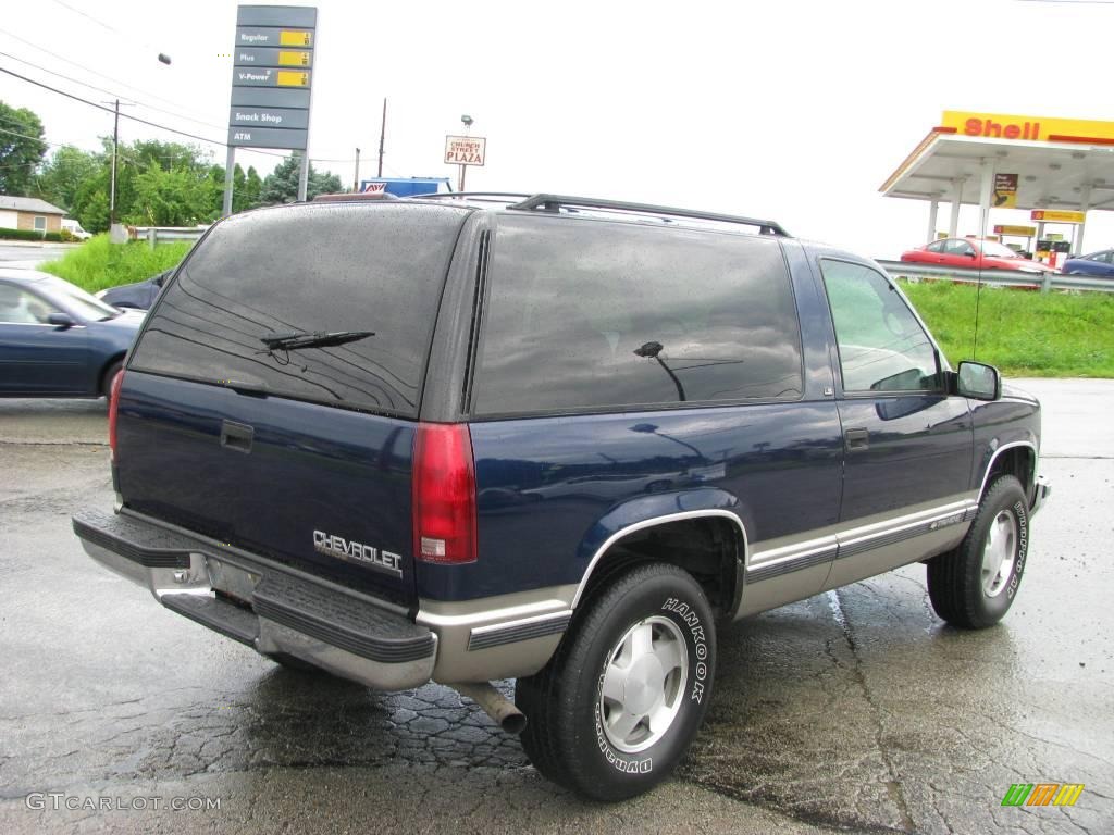 1999 Tahoe LS 4x4 - Indigo Blue Metallic / Gray photo #5