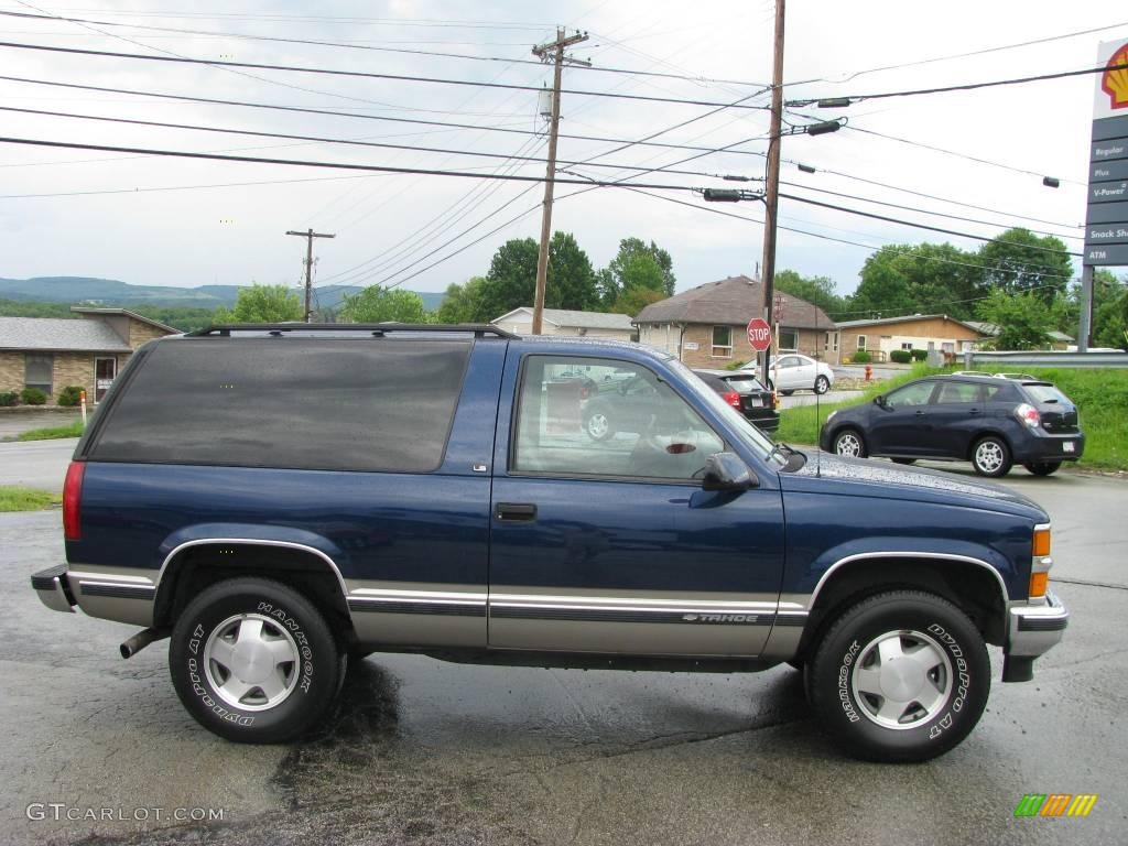 1999 Tahoe LS 4x4 - Indigo Blue Metallic / Gray photo #6