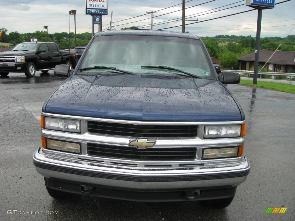 1999 Tahoe LS 4x4 - Indigo Blue Metallic / Gray photo #8