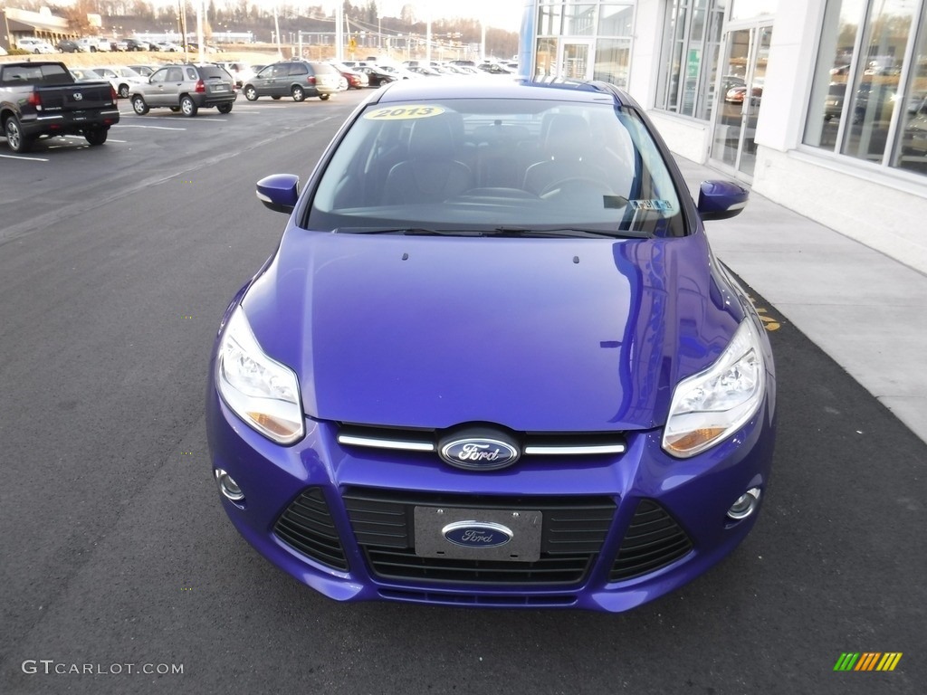 2013 Focus SE Sedan - Blue Candy / Charcoal Black photo #5