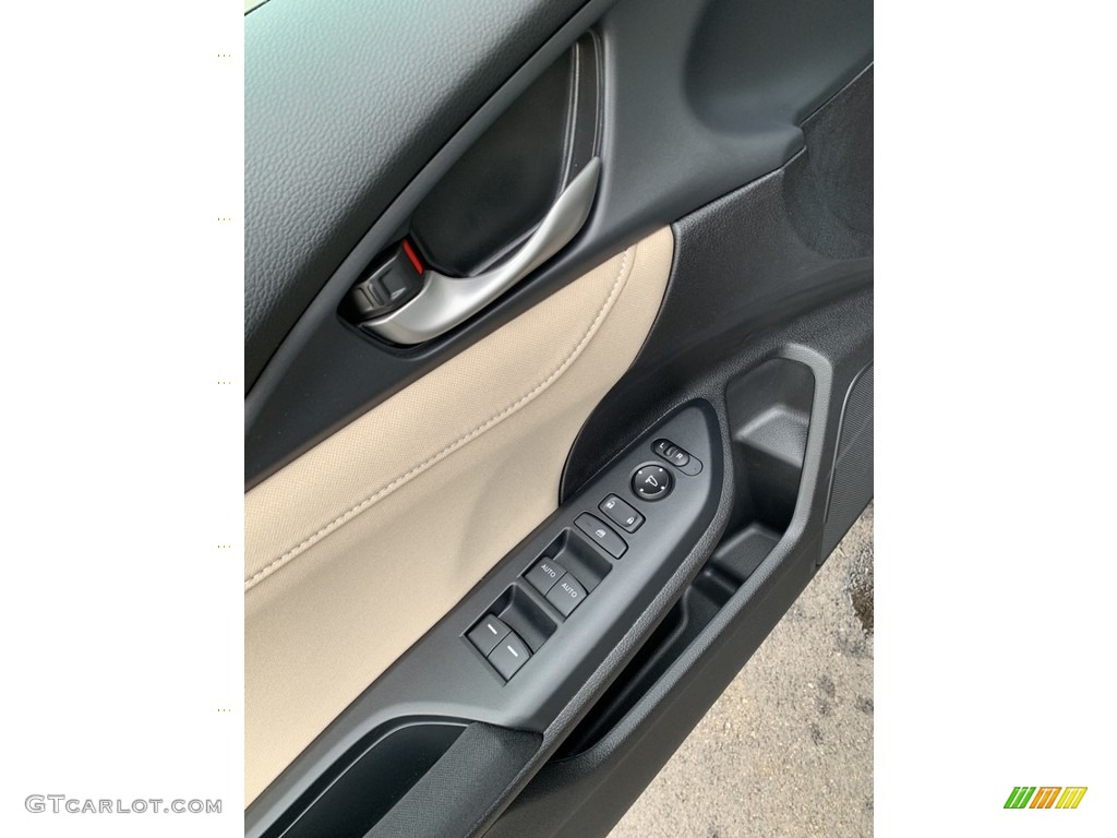 2019 Civic EX Hatchback - Polished Metal Metallic / Black/Ivory photo #9