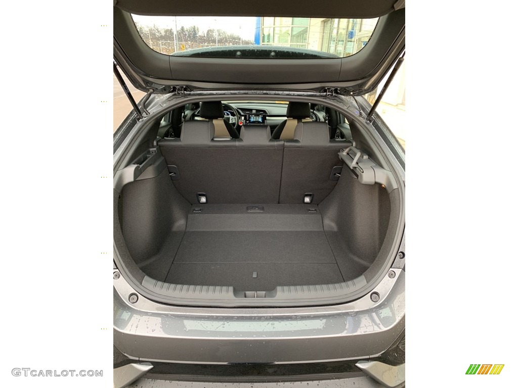 2019 Civic EX Hatchback - Polished Metal Metallic / Black/Ivory photo #21