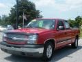 2005 Victory Red Chevrolet Silverado 1500 LS Extended Cab  photo #1