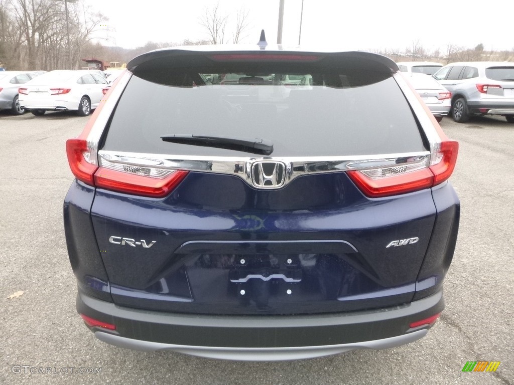 2019 CR-V EX-L AWD - Obsidian Blue Pearl / Gray photo #3