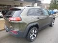 2014 ECO Green Pearl Jeep Cherokee Trailhawk 4x4  photo #2