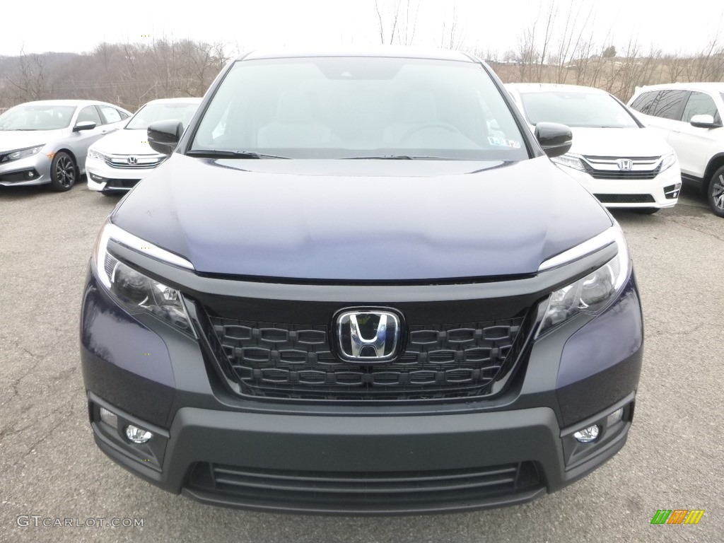 2019 Passport EX-L AWD - Obsidian Blue Pearl / Gray photo #6