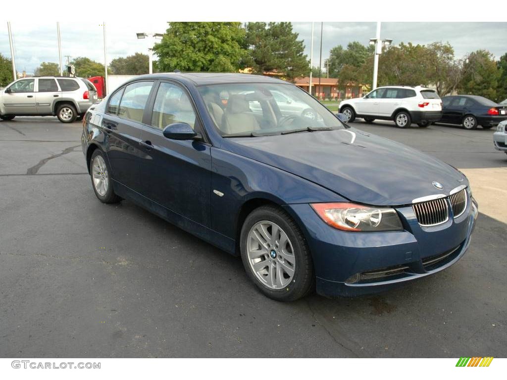 2006 3 Series 325i Sedan - Mystic Blue Metallic / Beige Dakota Leather photo #7