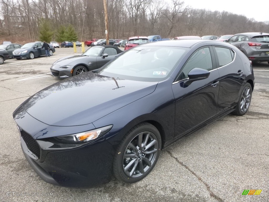 Deep Crystal Blue Mica 2019 Mazda MAZDA3 Hatchback Preferred Exterior Photo #132482478