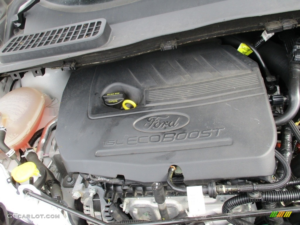 2017 Escape SE 4WD - Oxford White / Medium Light Stone photo #17