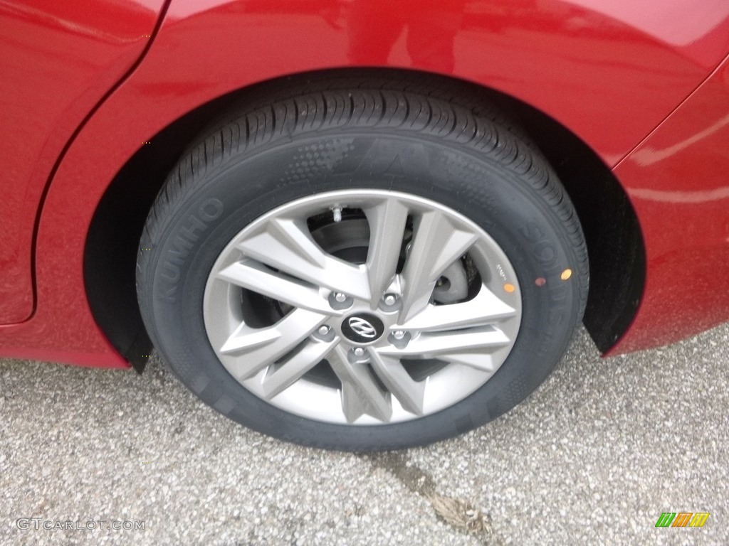 2019 Elantra SEL - Scarlet Red / Gray photo #7