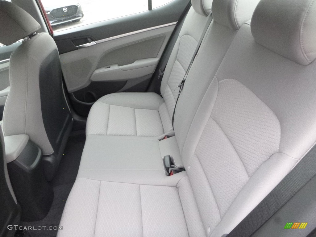 2019 Elantra SEL - Scarlet Red / Gray photo #8