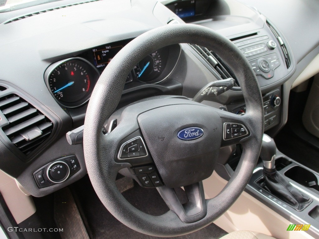 2017 Escape SE 4WD - Oxford White / Medium Light Stone photo #23