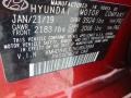 2019 Scarlet Red Hyundai Elantra SEL  photo #12