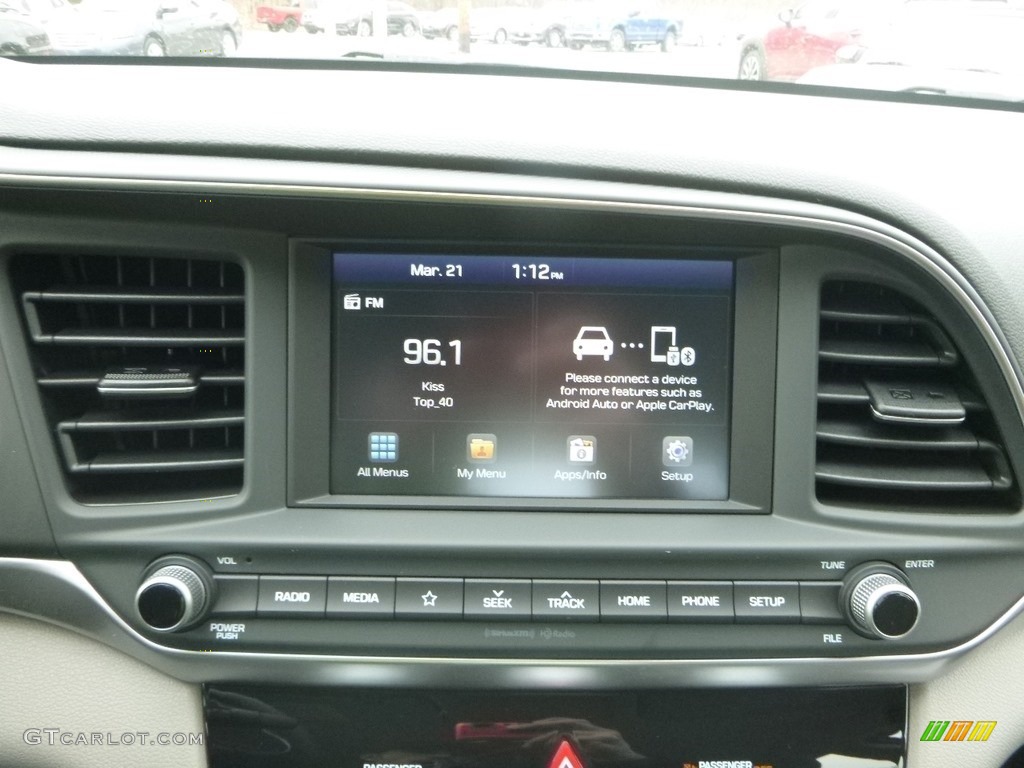 2019 Elantra SEL - Scarlet Red / Gray photo #13