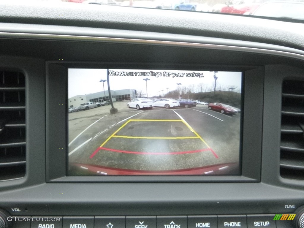 2019 Elantra SEL - Scarlet Red / Gray photo #14