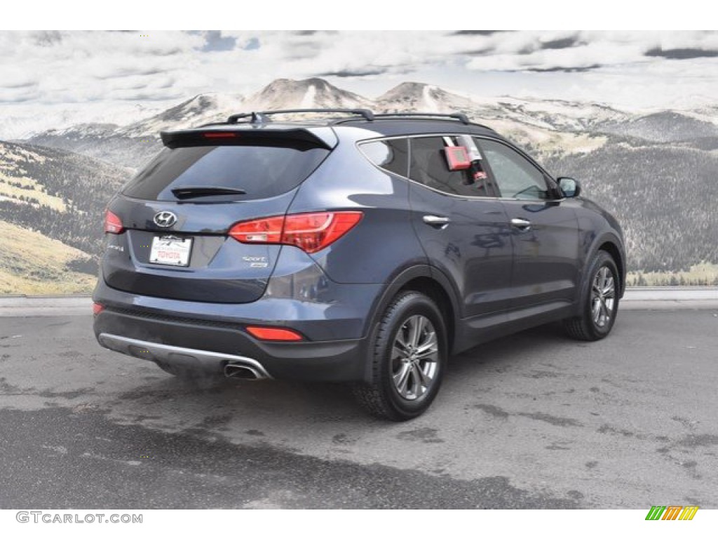 2013 Santa Fe Sport AWD - Marlin Blue / Gray photo #3