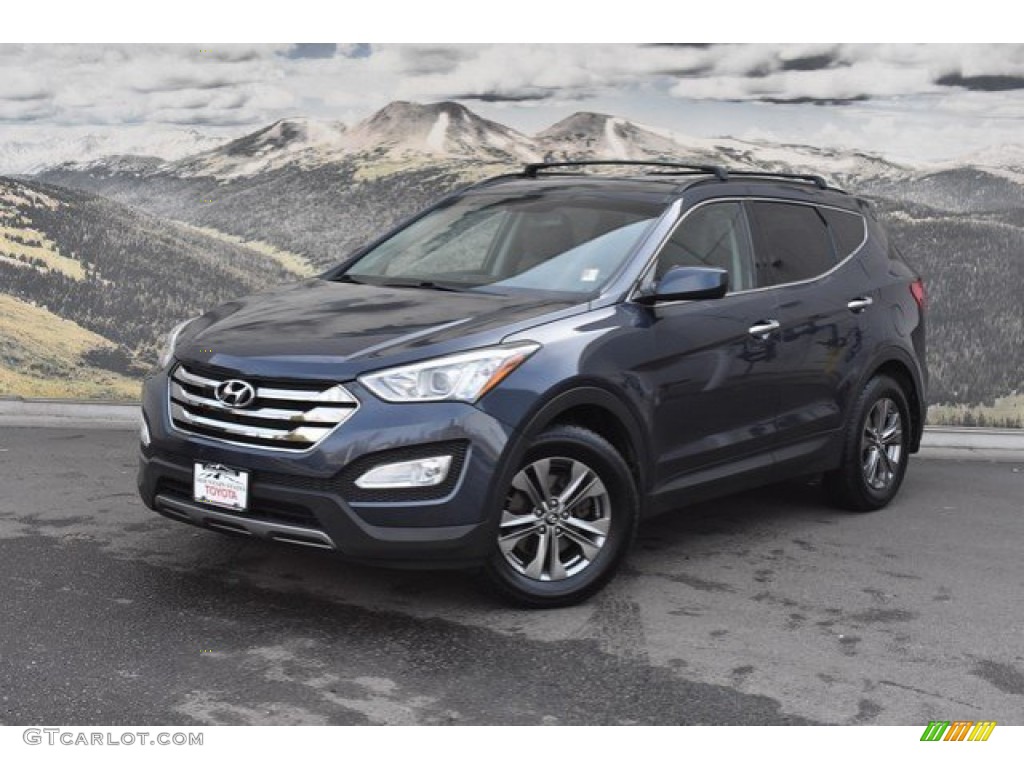 2013 Santa Fe Sport AWD - Marlin Blue / Gray photo #5