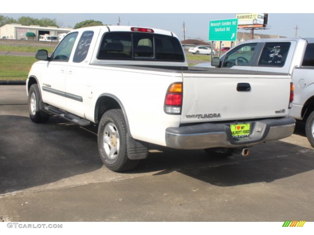 2003 Tundra SR5 Access Cab - Natural White / Gray photo #5