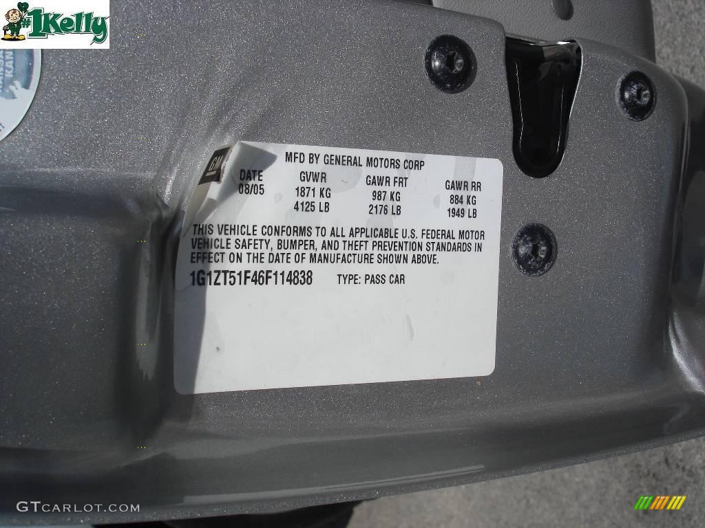 2006 Malibu LT Sedan - Silverstone Metallic / Titanium Gray photo #9