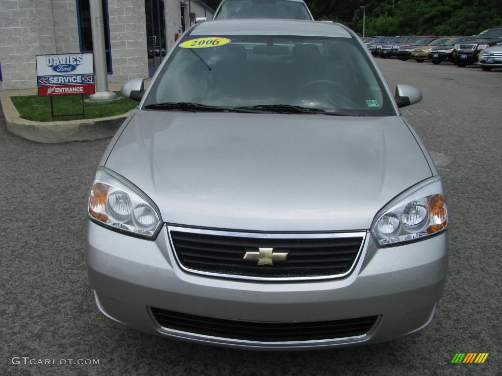 2006 Malibu LT V6 Sedan - Silverstone Metallic / Titanium Gray photo #3