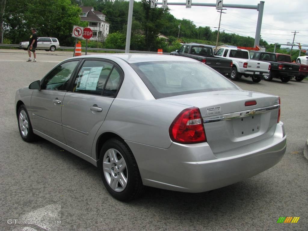 2006 Malibu LT V6 Sedan - Silverstone Metallic / Titanium Gray photo #7
